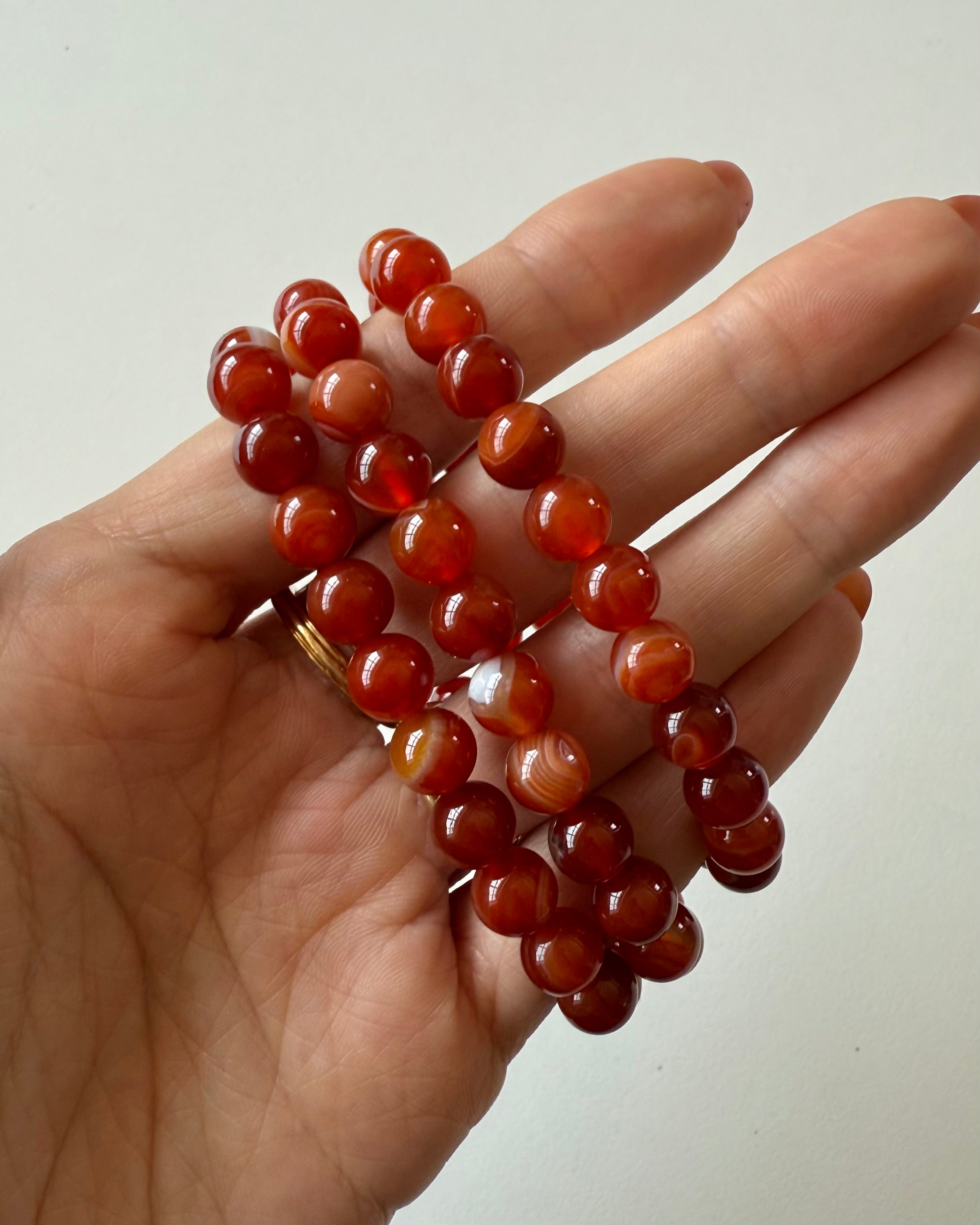 Bracciale in Agata Corniola