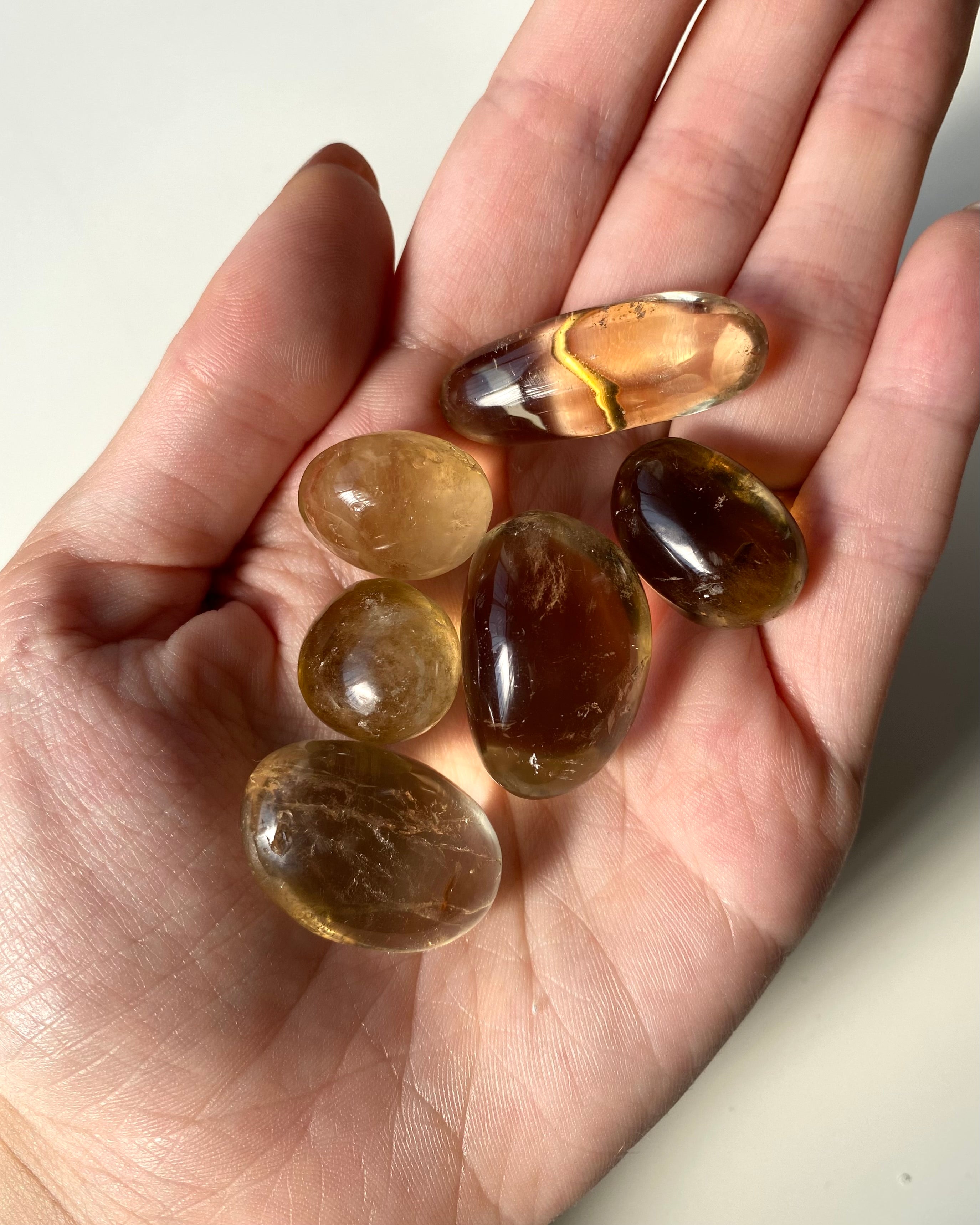 Quarzo Citrino naturale burattato