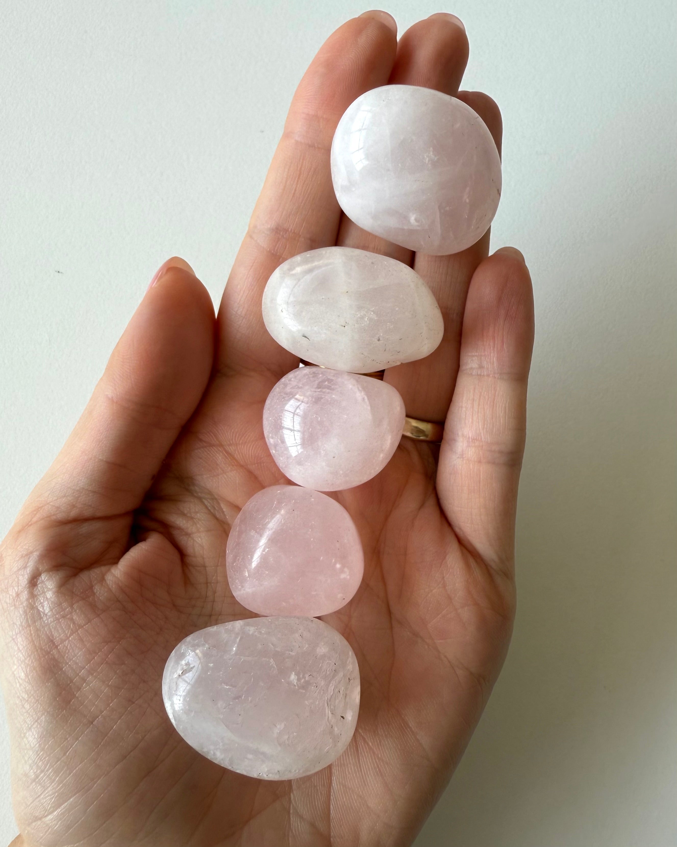 Quarzo Rosa burattato