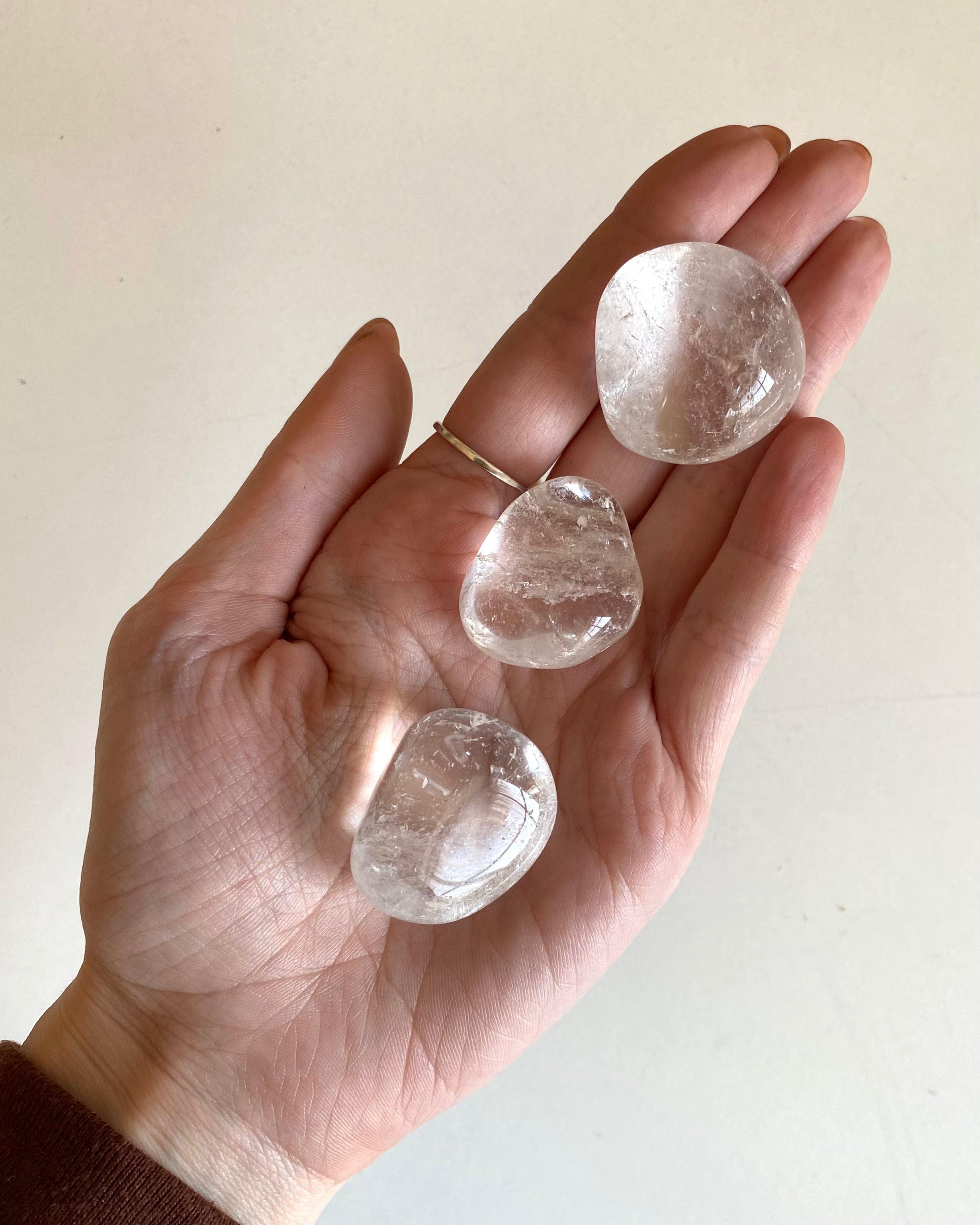 Quarzo Ialino burattato