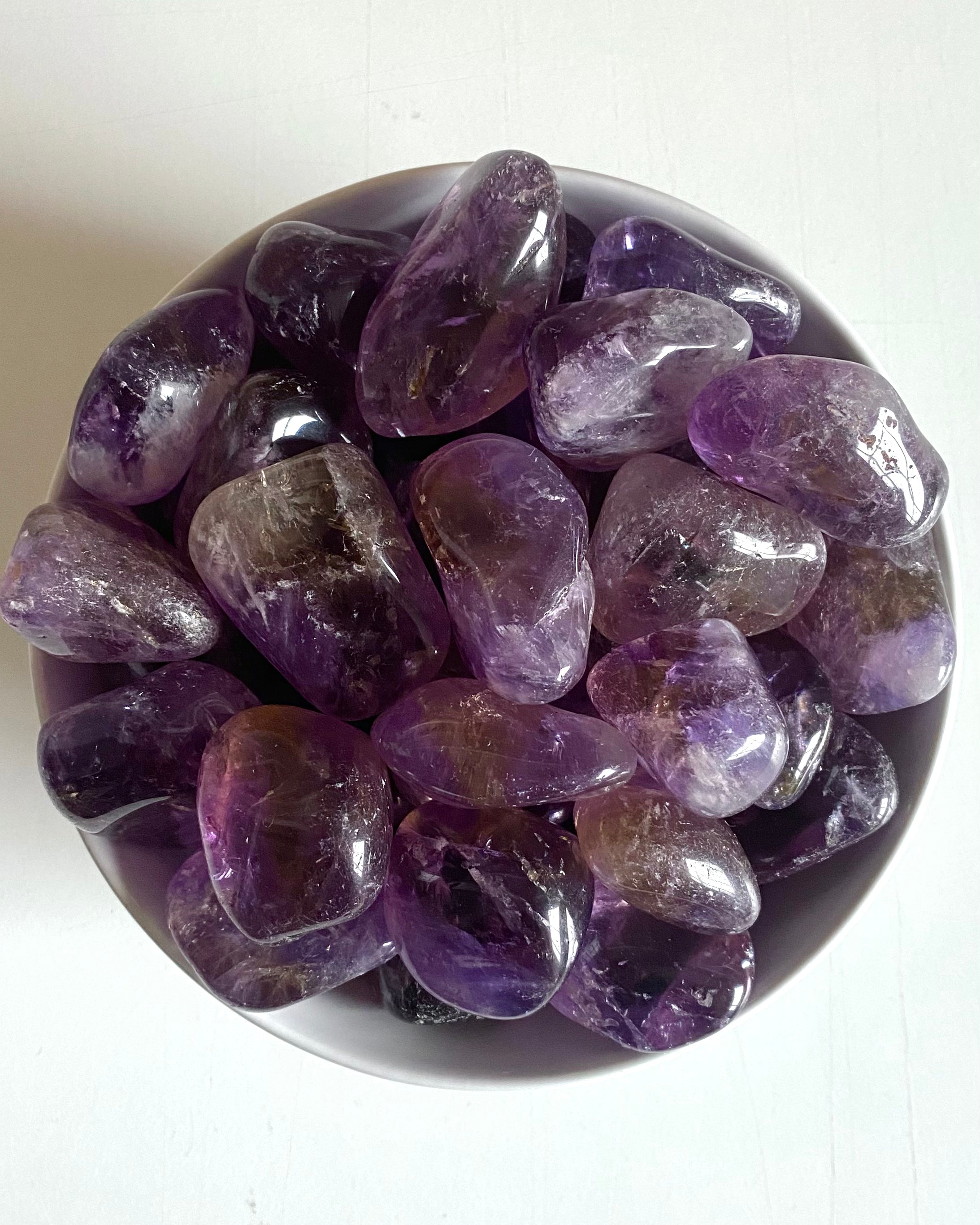 Quarzo Ametrino burattato