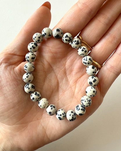 Bracciale in Diaspro Dalmata