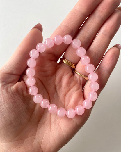 Bracciale in Quarzo Rosa