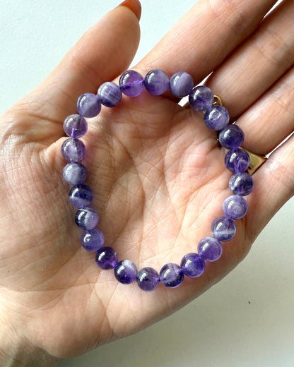 Bracciale in Ametista Chevron