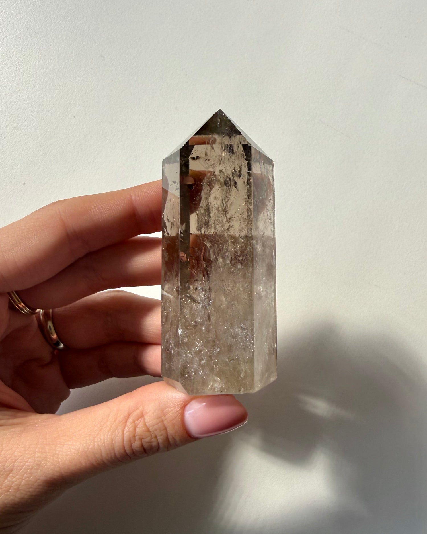 Punta in Quarzo Fumè