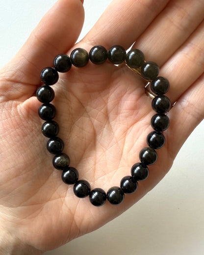 Bracciale in Ossidiana Dorata