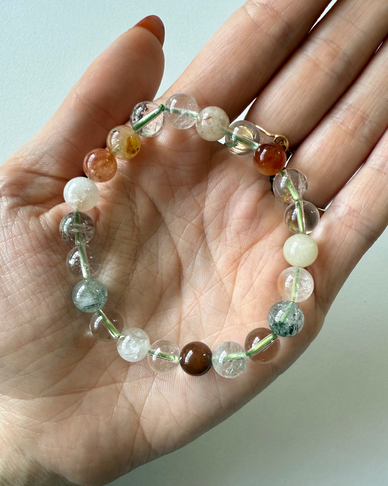 Bracciale in Quarzo Giardino