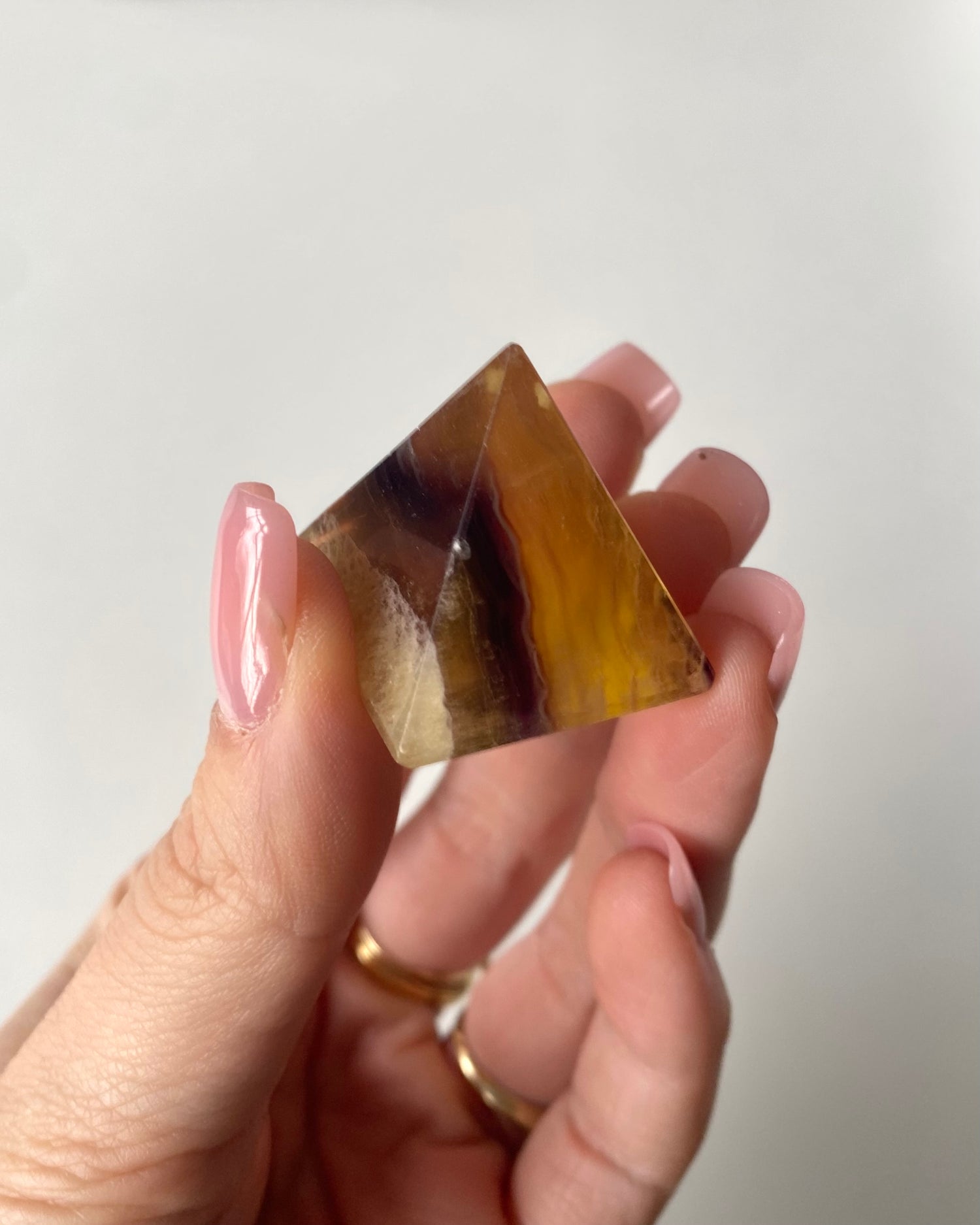 Piramide in Fluorite Gialla (3cm)