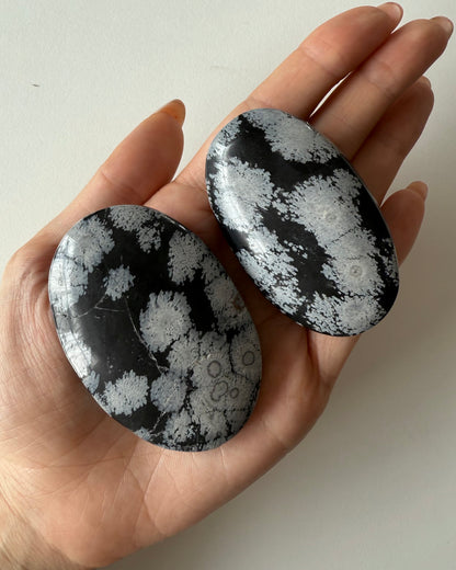 Palmstone in Ossidiana Fiocco di Neve