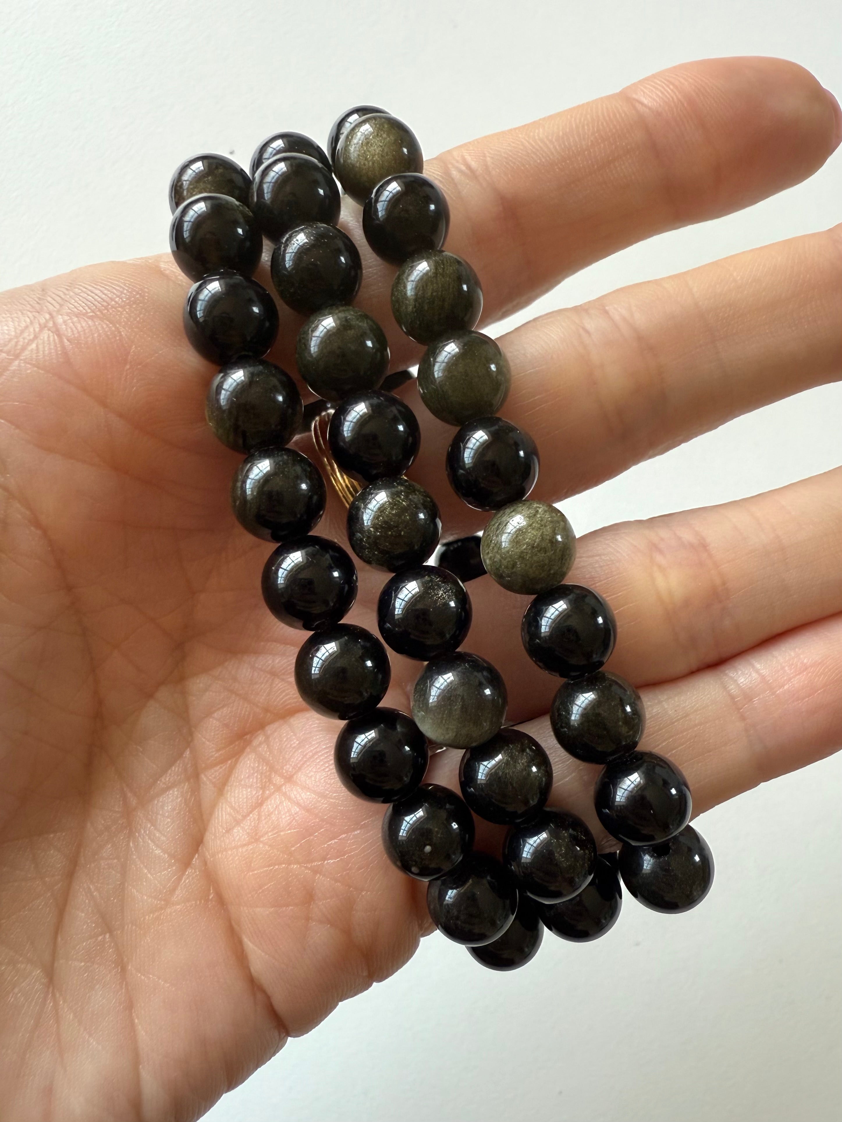 Bracciale in Ossidiana Dorata