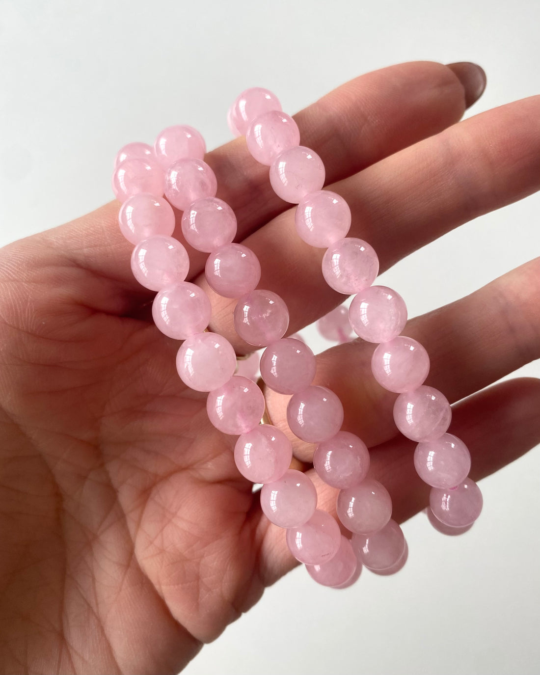 Bracciale in Quarzo Rosa