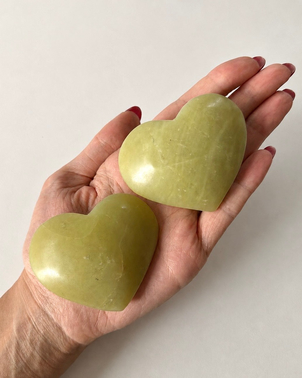 Cuore in Giada Verde
