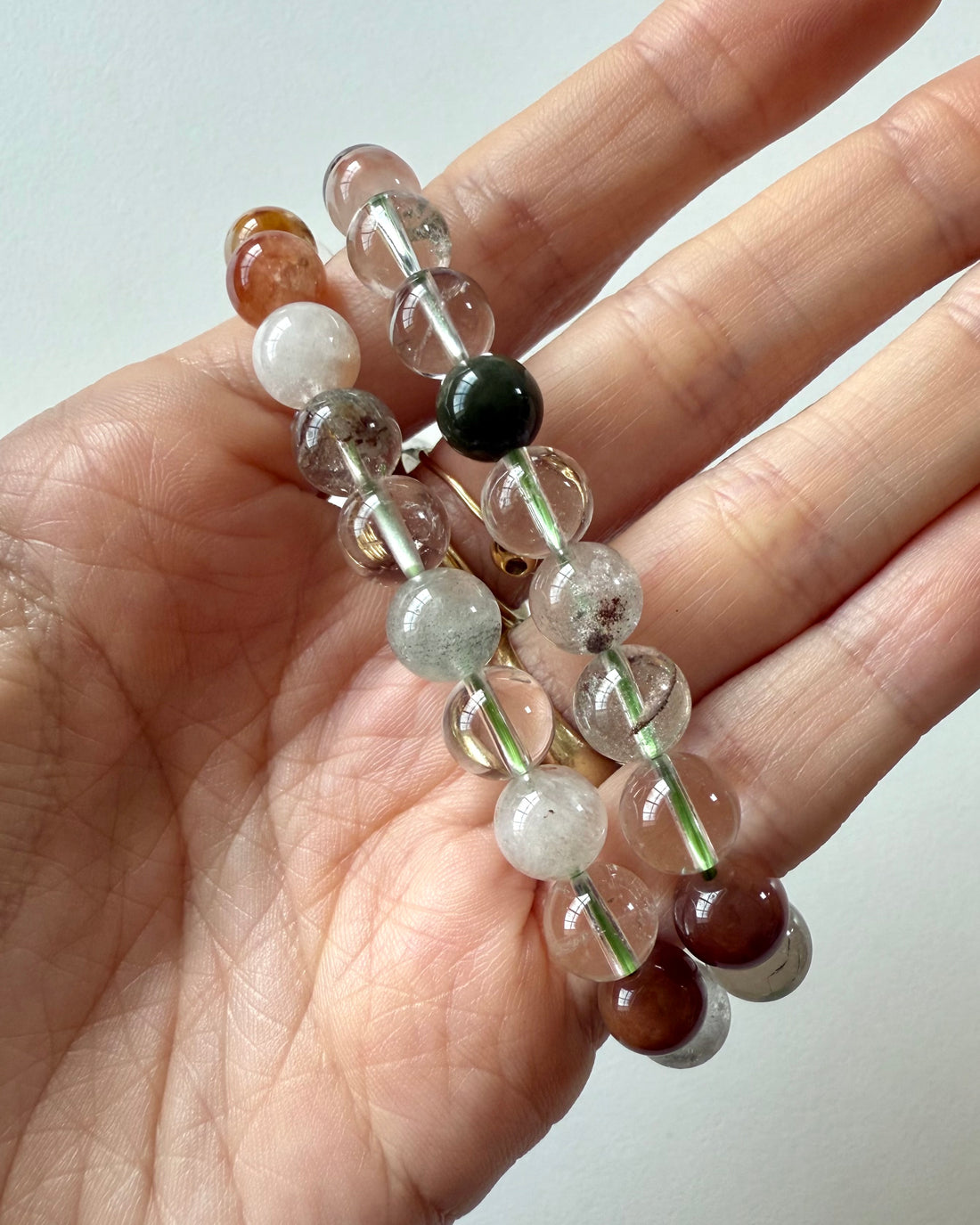 Bracciale in Quarzo Giardino