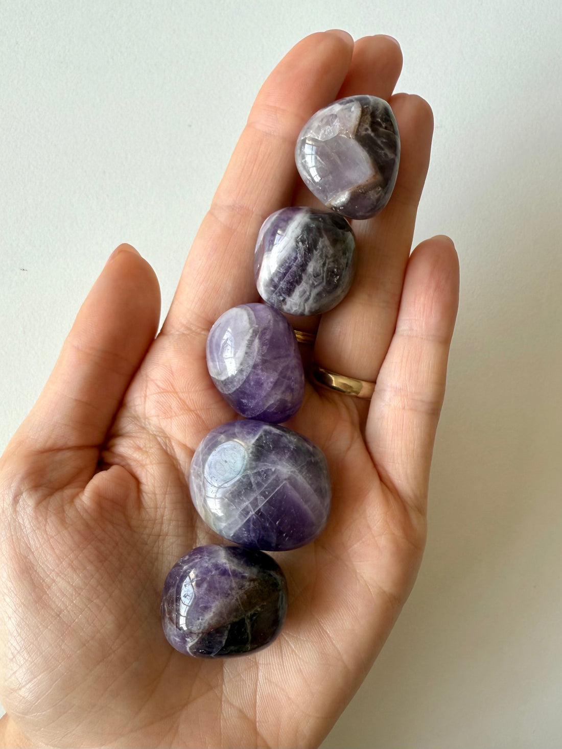 Ametista Chevron burattata