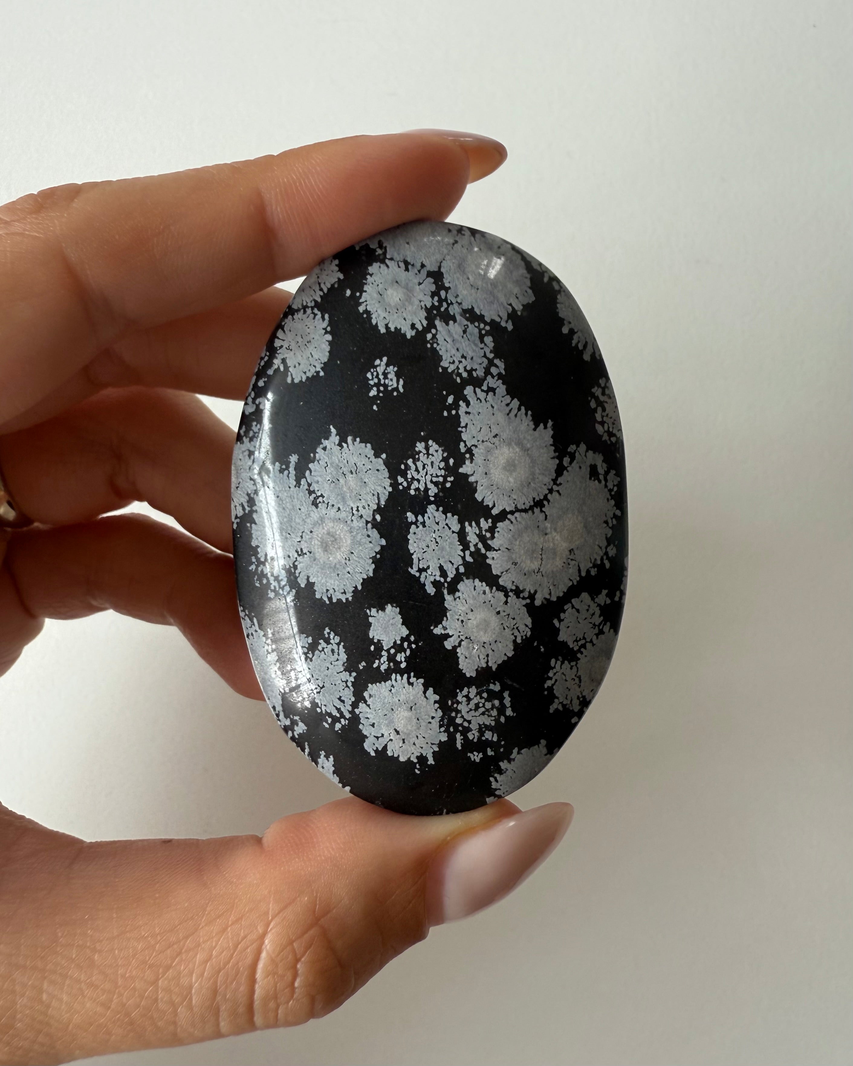 Palmstone in Ossidiana Fiocco di Neve