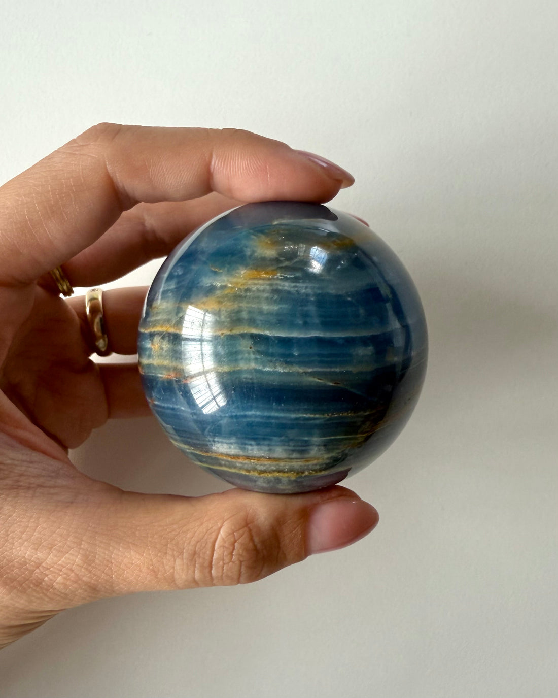 Sfera in Onice Blu (5,5cm)