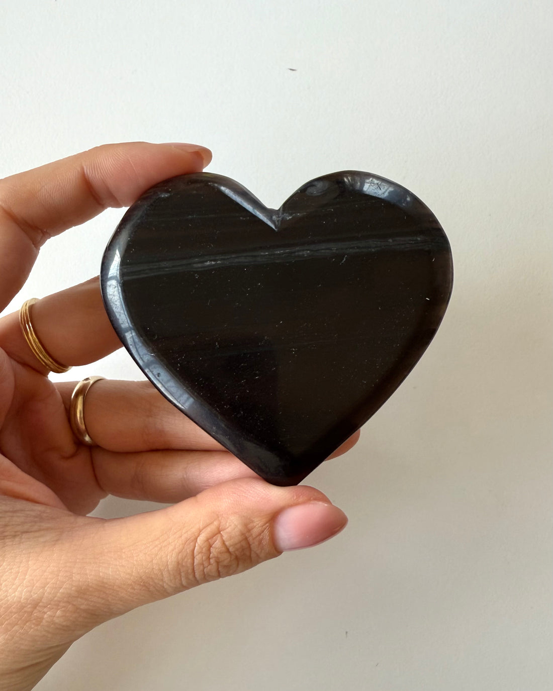 Cuore in Ossidiana (a bande)