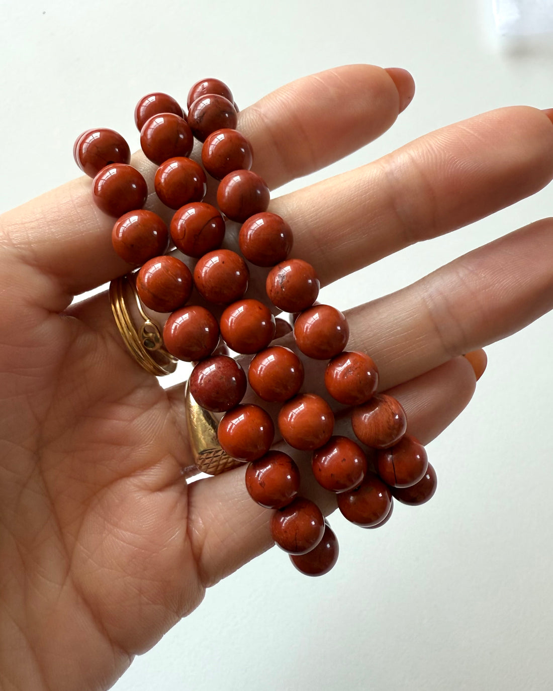 Bracciale in Diaspro Rosso