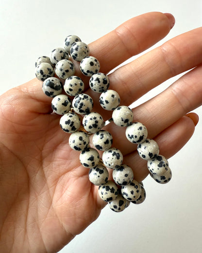 Bracciale in Diaspro Dalmata