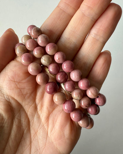 Bracciale in Rodonite