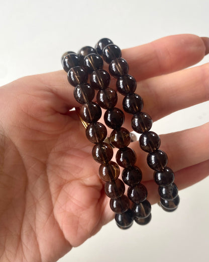 Bracciale in Quarzo Fumè