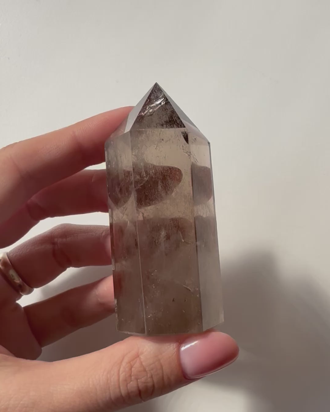 Punta in Quarzo Fumè