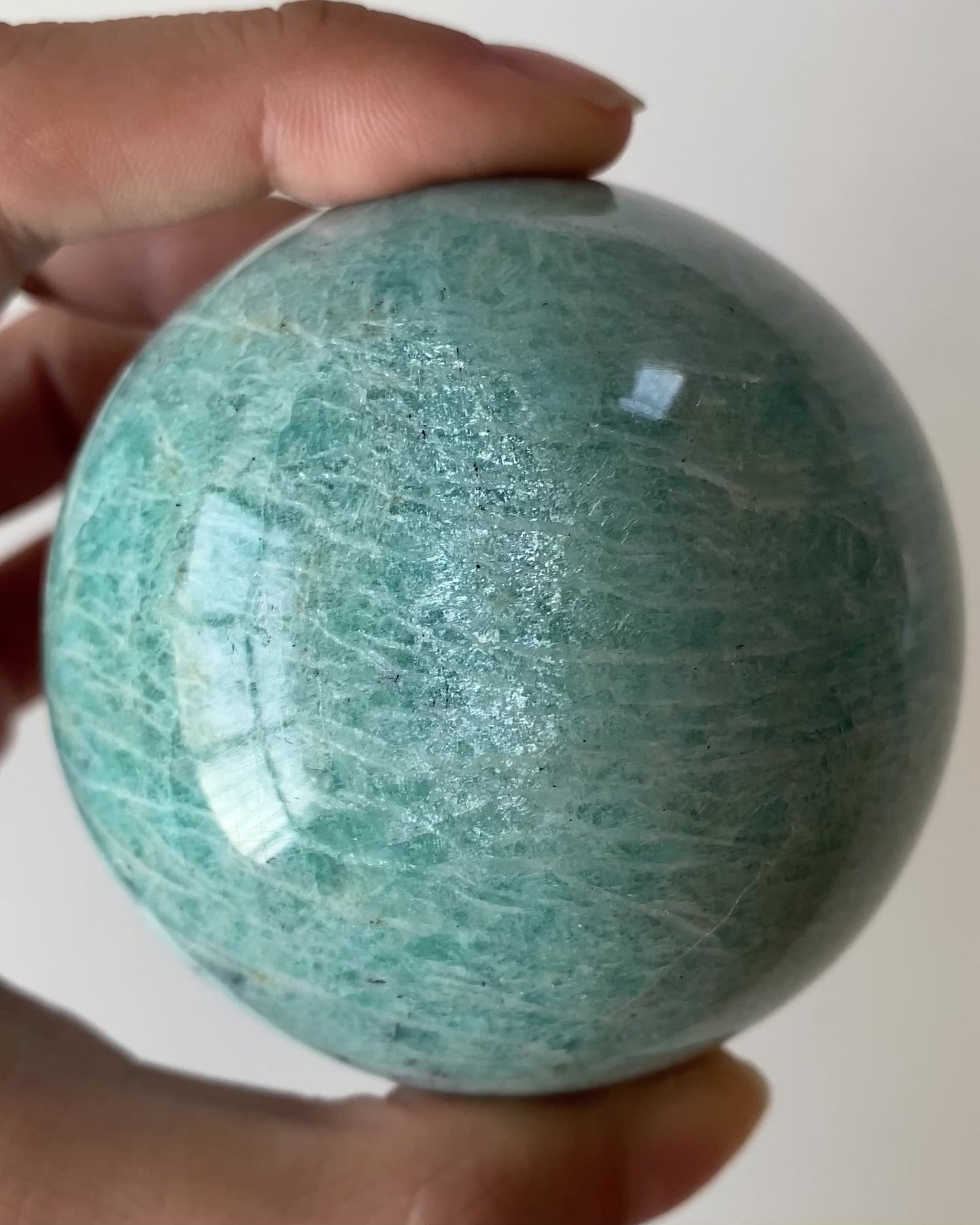 Sfera in Amazzonite 6 cm