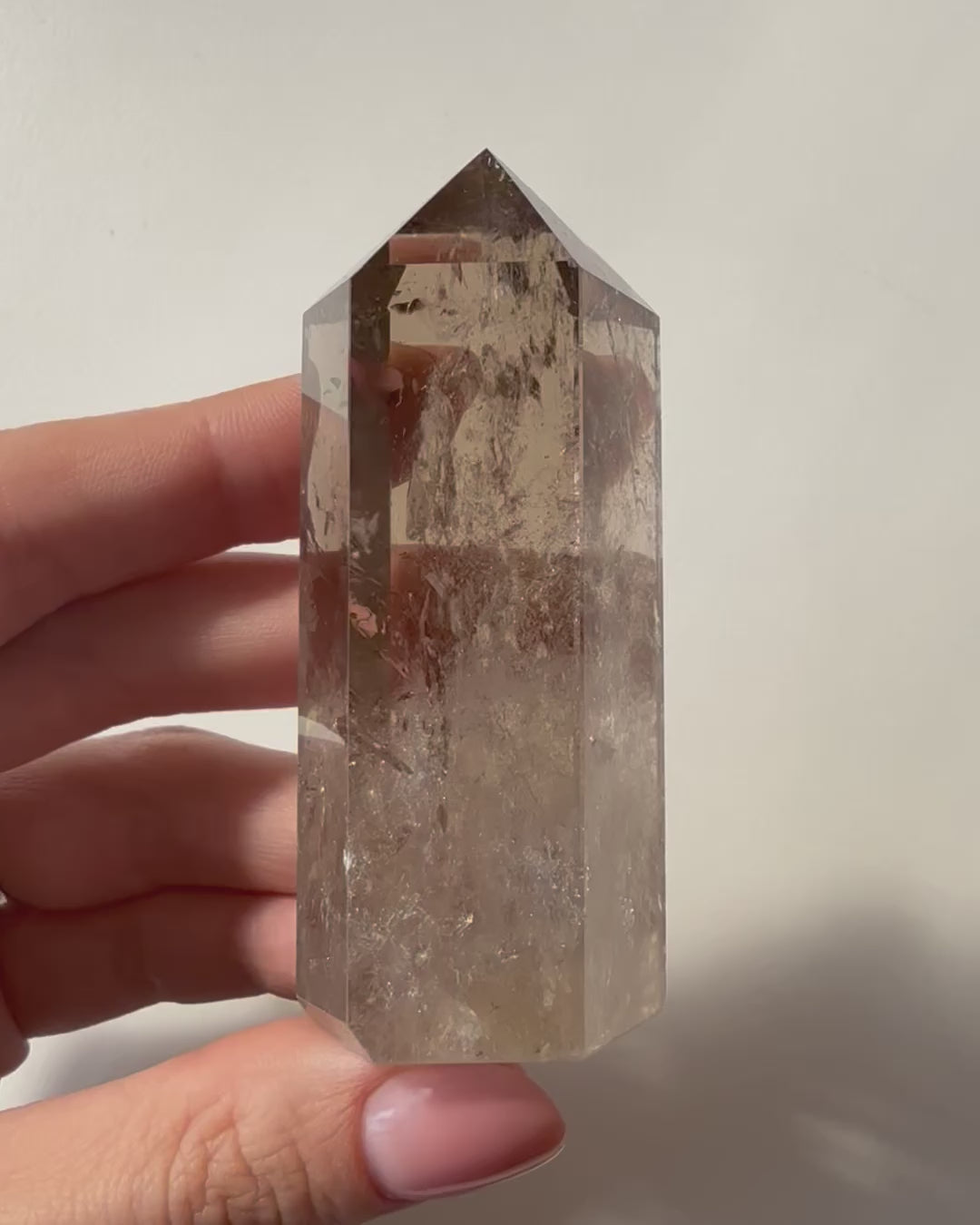 Punta in Quarzo Fumè